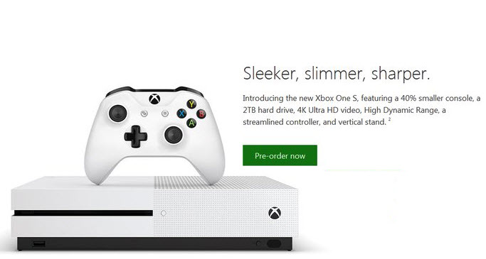 Xbox One S leak via neogaf.com